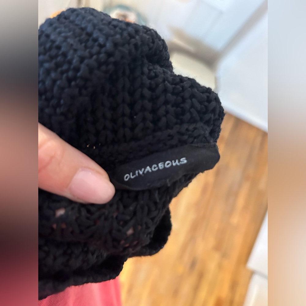 {OLIVACEBOUS} Black turtleneck Sweater - Picture 2 of 9